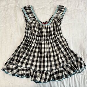 Victoria’s Secret Gingham Milkmaid Top